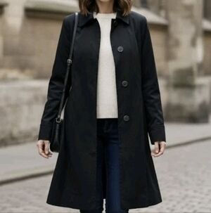 Classic Black Women's Coat Size M